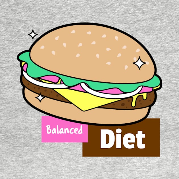 Balanced Diet Burger by Evlar